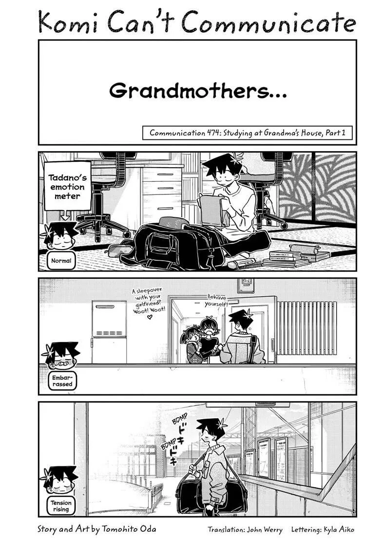 Komi-san wa Komyushou Desu. Chapter 474 – Page 1