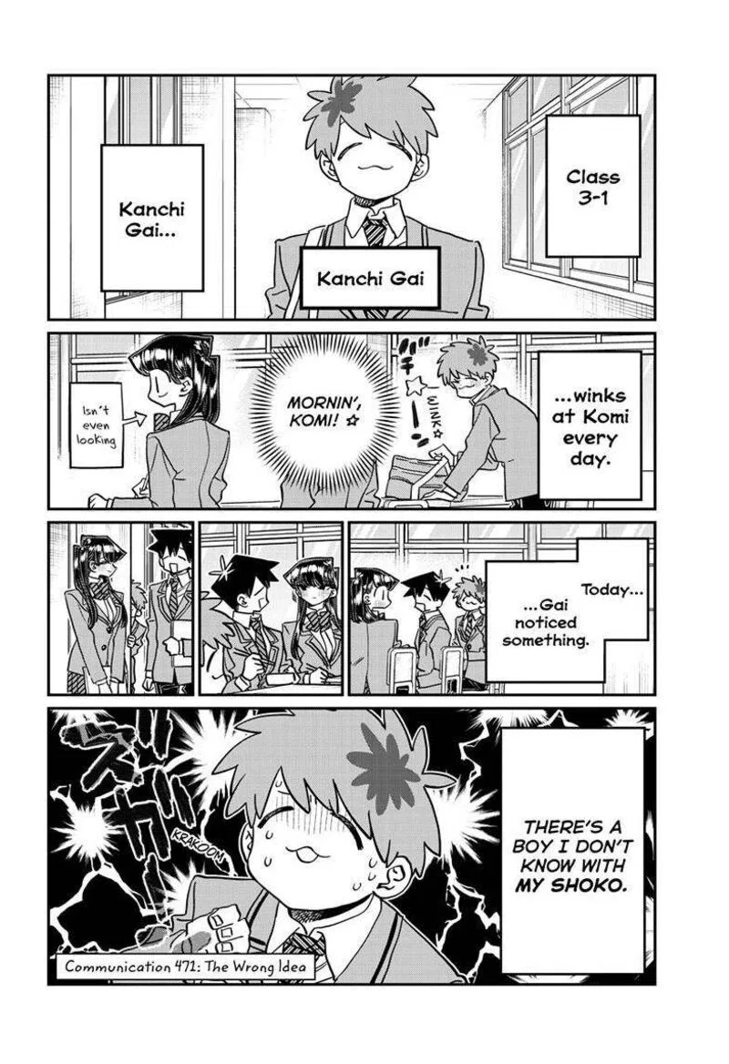 Komi-san wa Komyushou Desu. Chapter 471 – Page 1