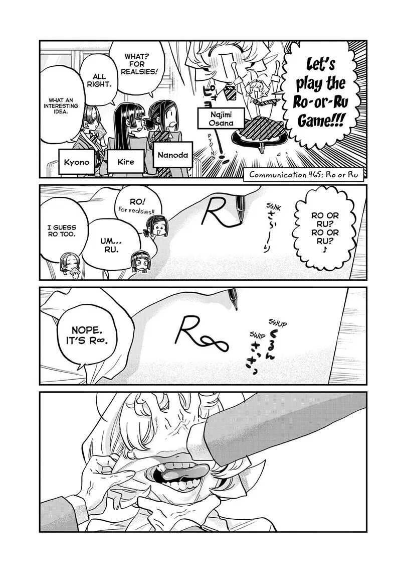 Komi-san wa Komyushou Desu. Chapter 465 – Page 1
