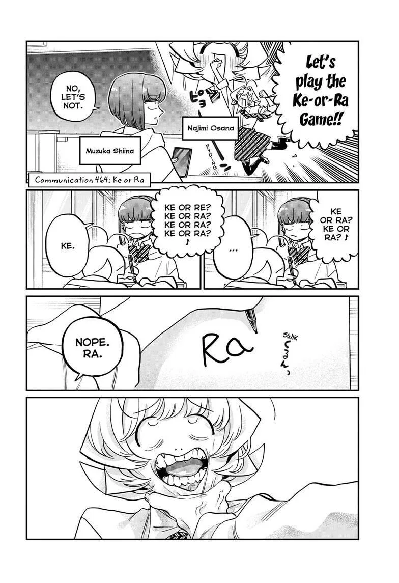 Komi-san wa Komyushou Desu. Chapter 464 – Page 1