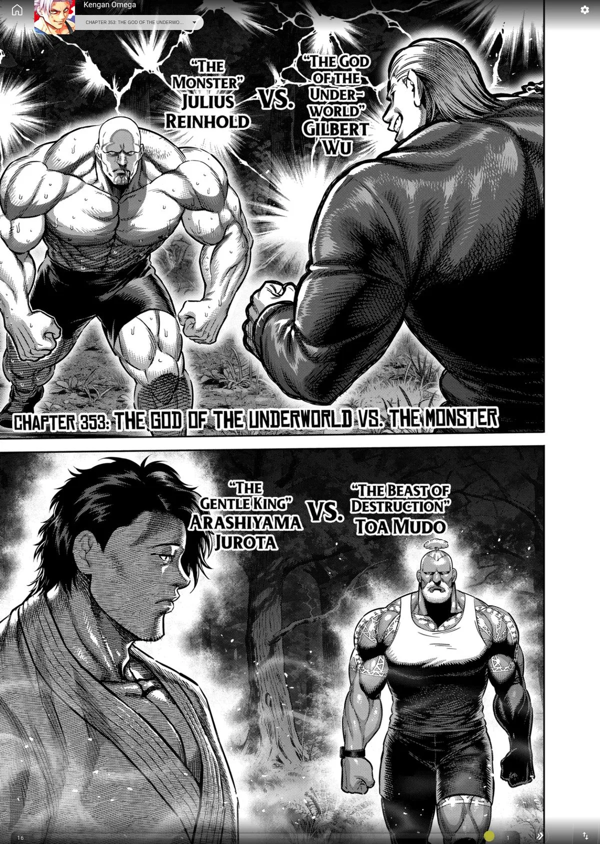 Kengan Omega Chapter 353 – Page 1