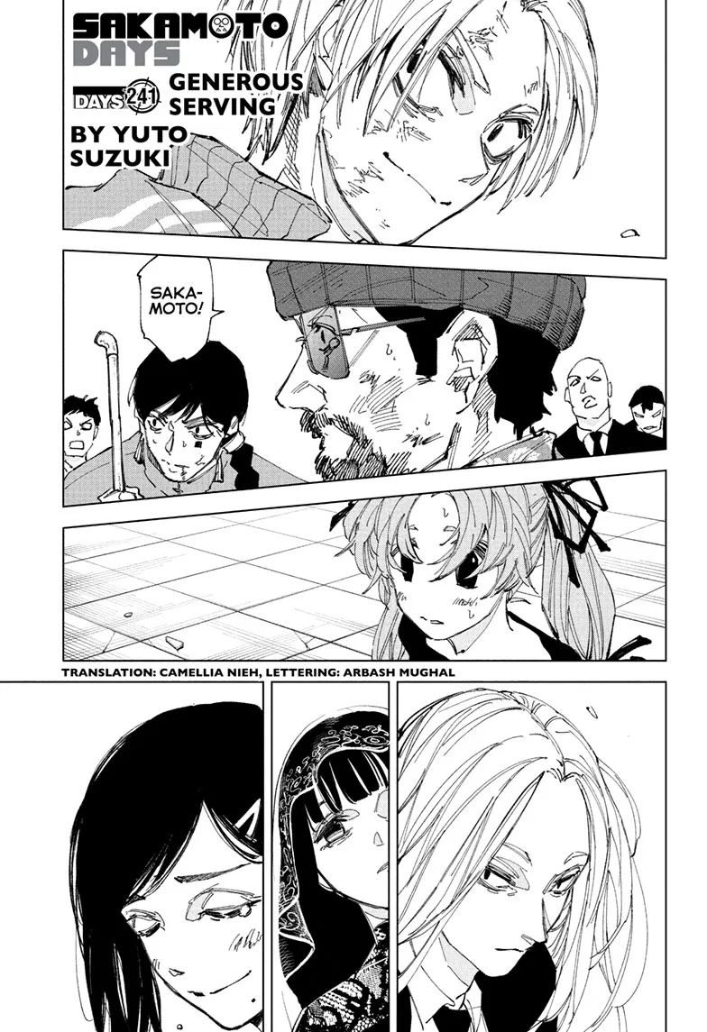 Sakamoto Days Chapter 241 – Page 1