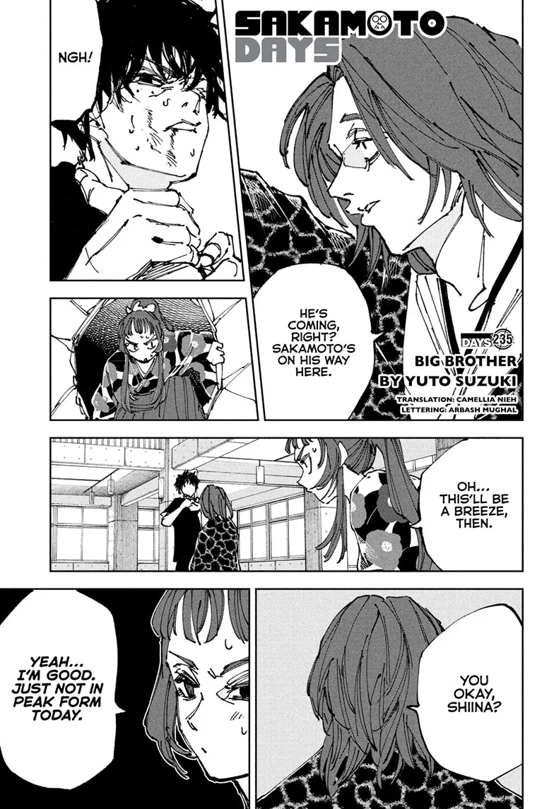 Sakamoto Days Chapter 235 – Page 1