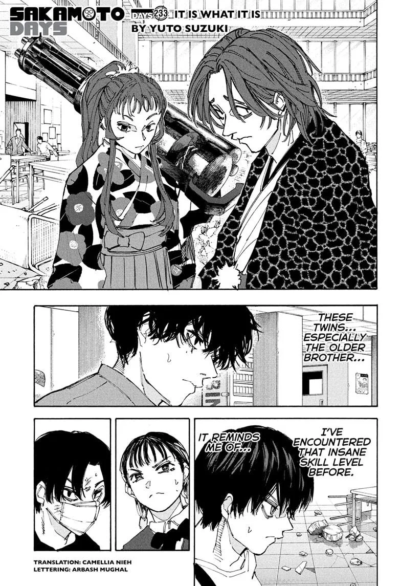 Sakamoto Days Chapter 233 – Page 1