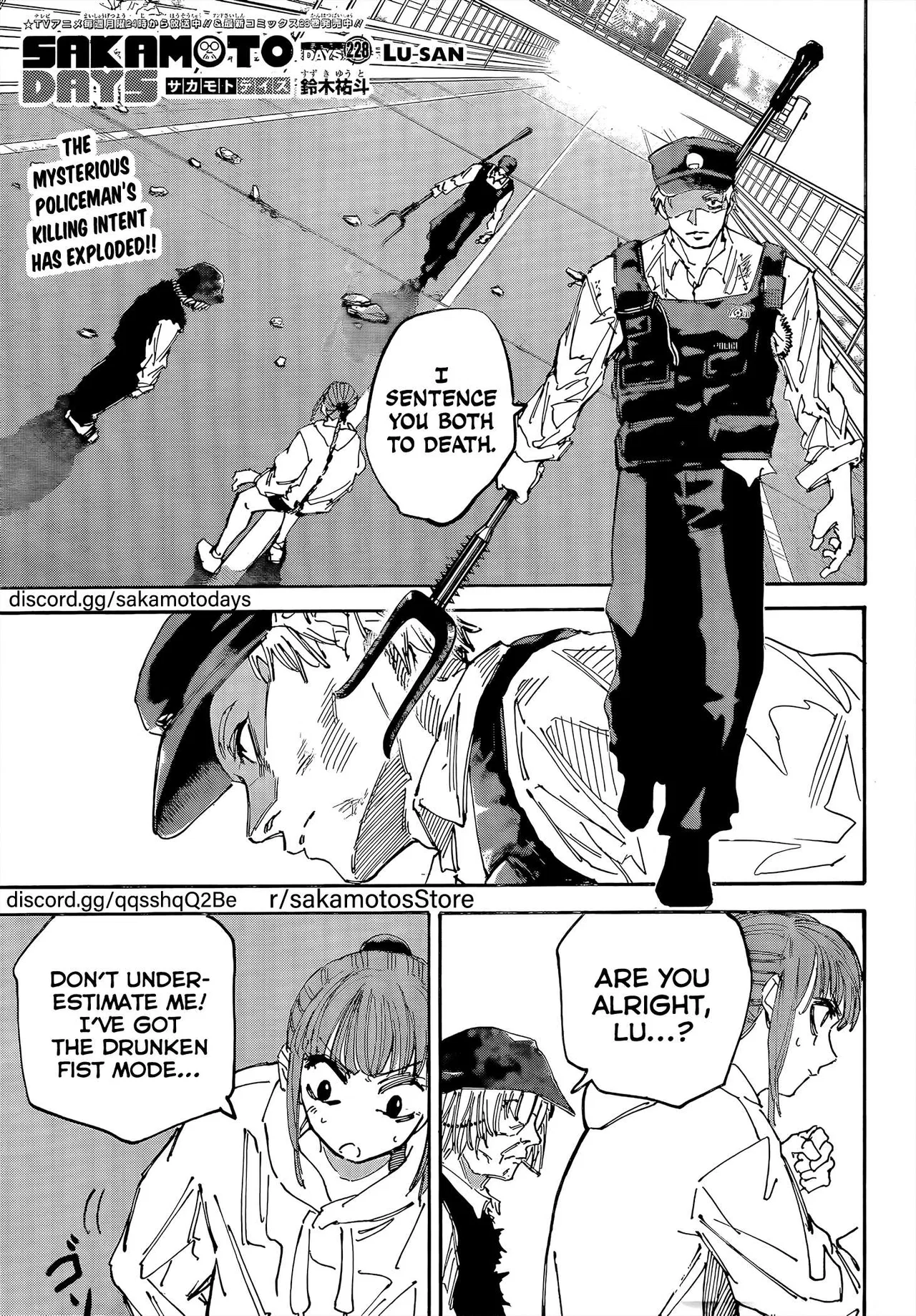Sakamoto Days Chapter 228 – Page 1