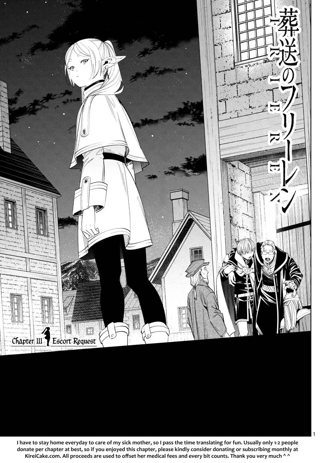 Anime – Frieren: Beyond Journey’s End Chapter 111 – Page 1