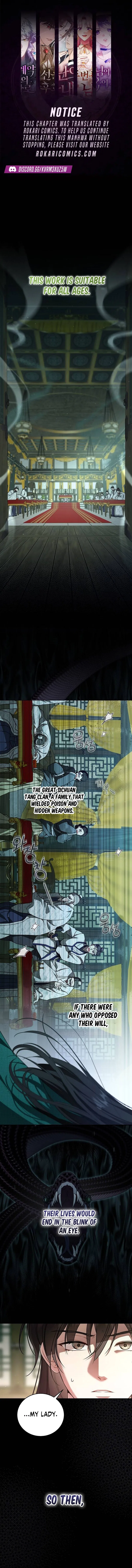 The Eldest Daughter of the Tang Clan of Sacheon Protects the Family Chapter 1 – Page 1