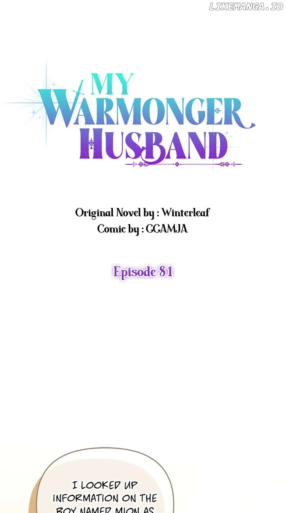 I stole the child of my war-mad husband Chapter 81 – Page 1