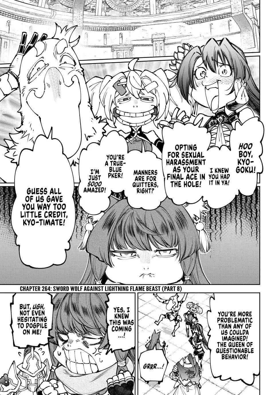 Shangri-La Frontier ~Kusoge Hunter, Kami-gee ni Idoman to su~ Chapter 264 – Page 1