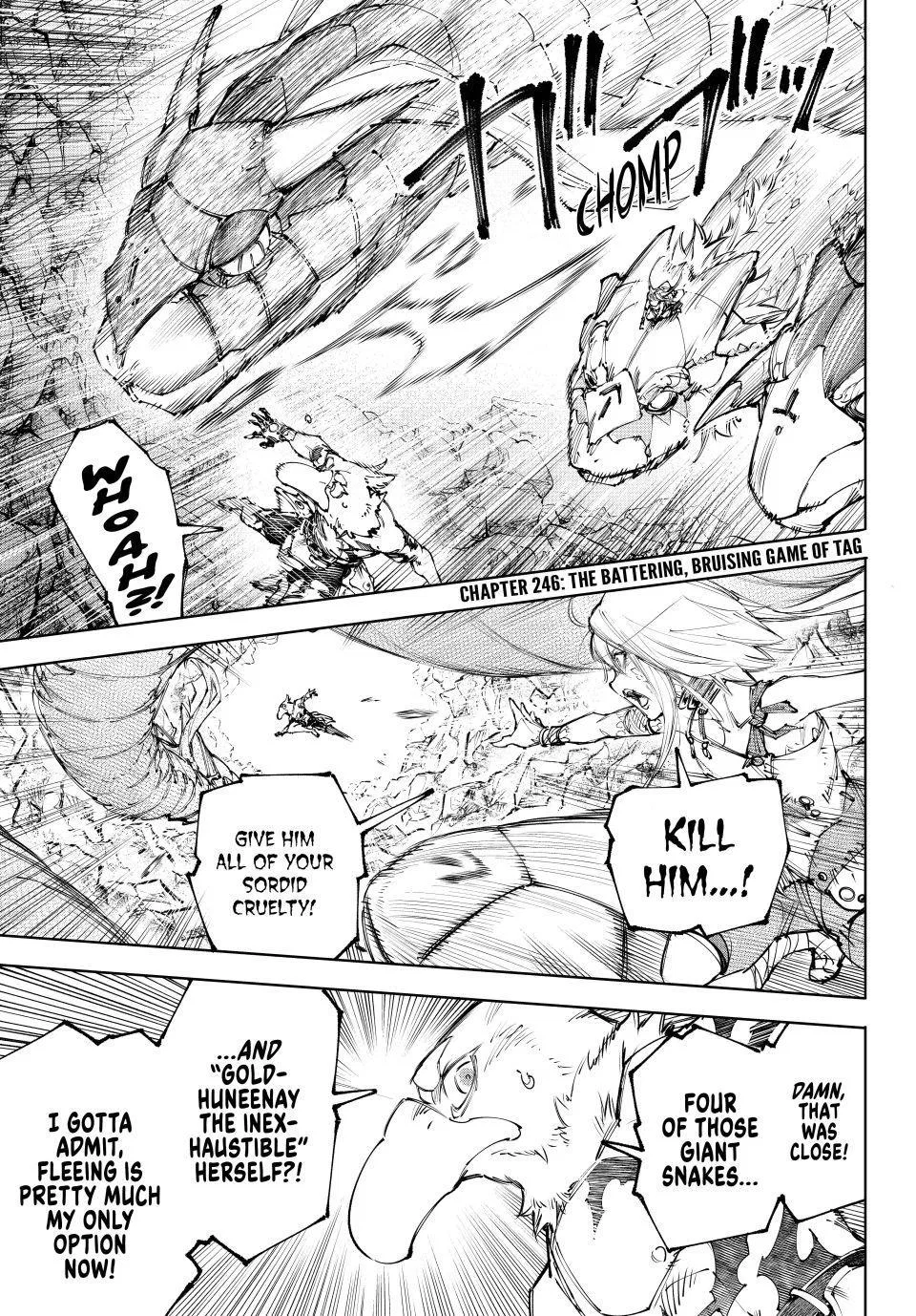 Shangri-La Frontier ~Kusoge Hunter, Kami-gee ni Idoman to su~ Chapter 246 – Page 1