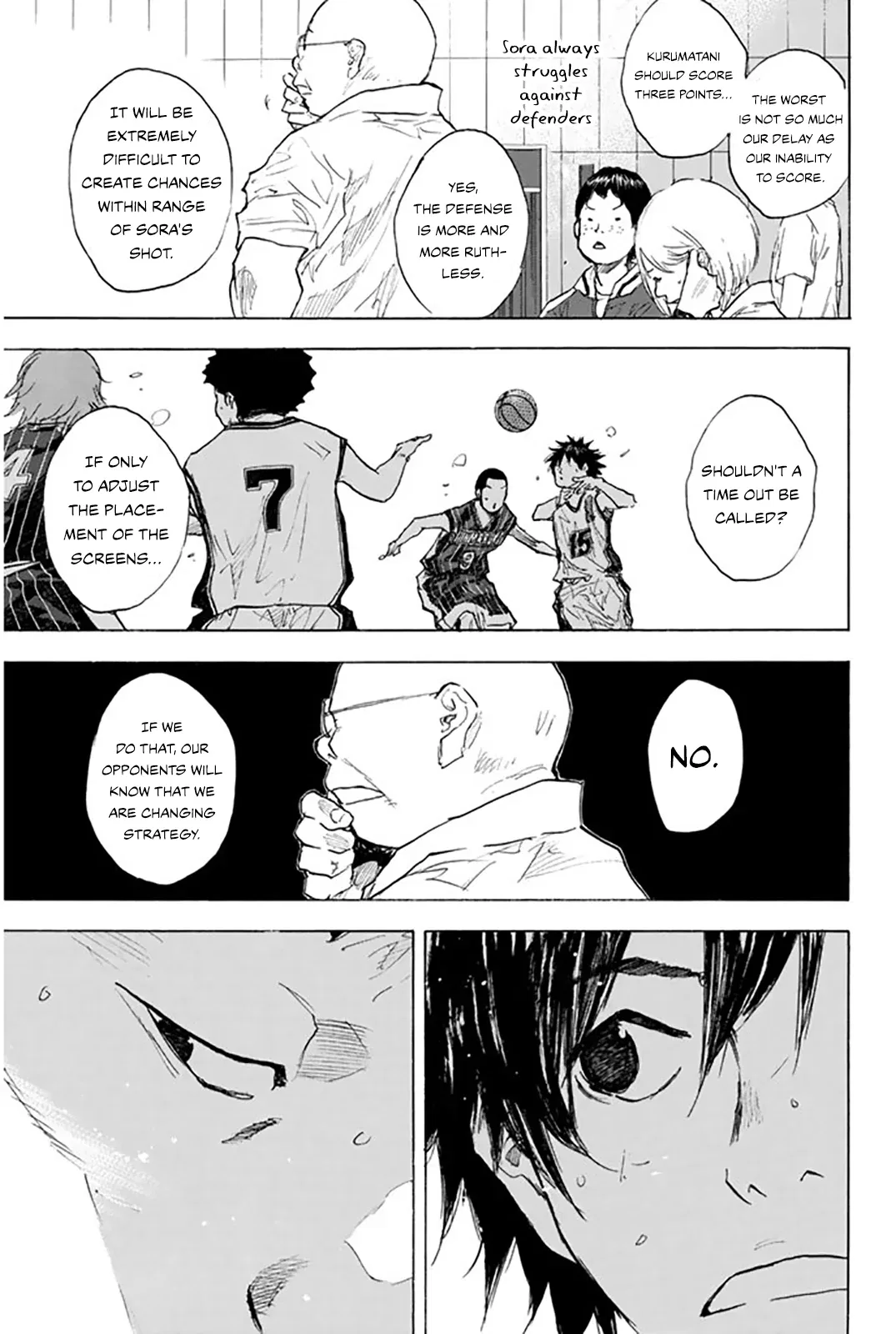 Ahiru no Sora Chapter 247 – Page 114