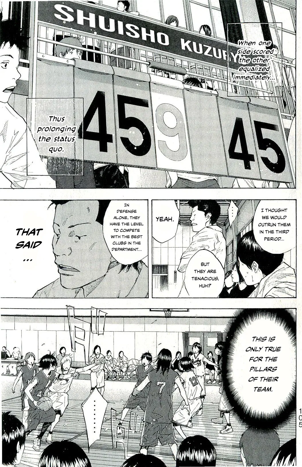 Ahiru no Sora Chapter 246 – Page 106