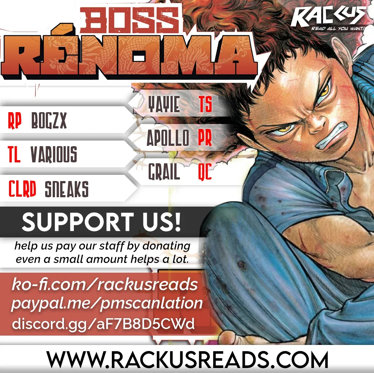 Boss Renoma: “Shuujin Riku” Gaiden Chapter 12 – Page 1