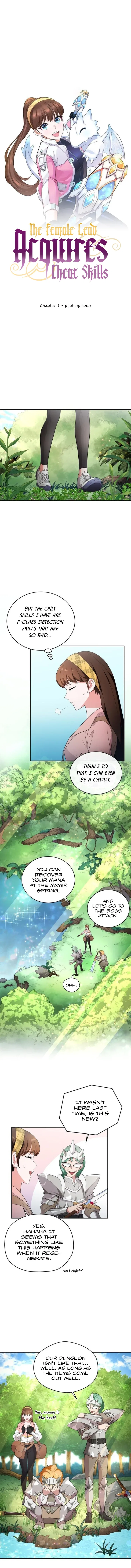 The Female Lead Acquires Cheat Skills Chapter 1 – Page 8