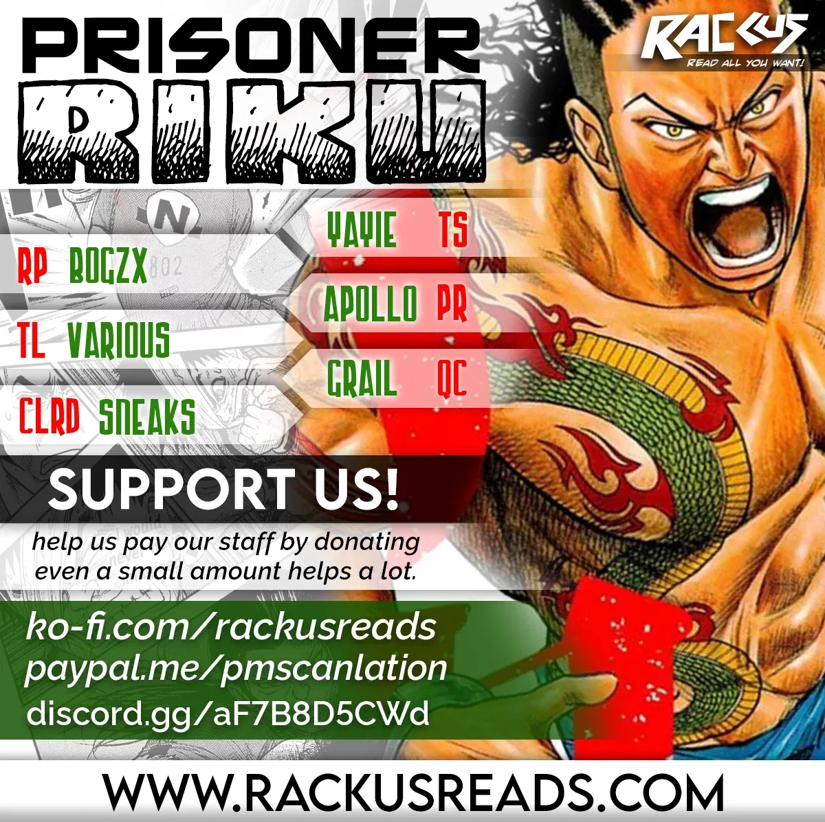 Prisoner Riku Chapter 59 – Page 1
