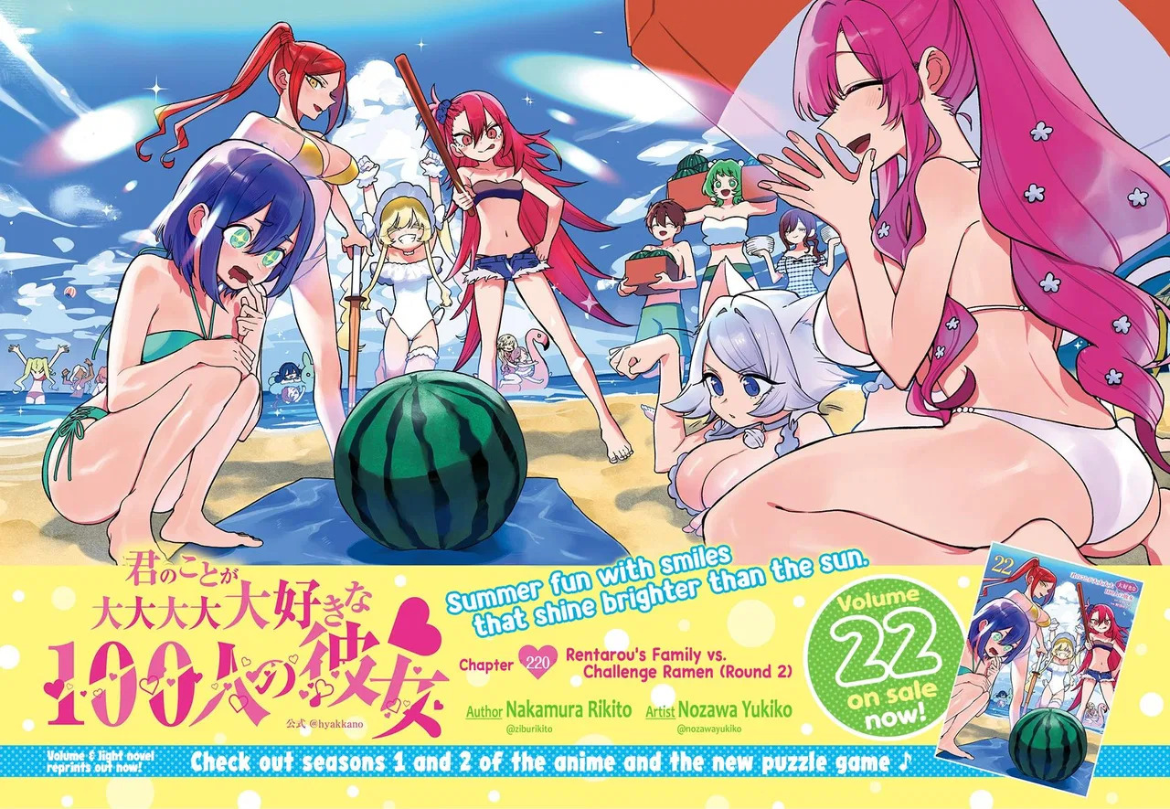 Anime – The 100 Girlfriends Who Really, Really, Really, Really, Really Love You Chapter 220 – Page 2