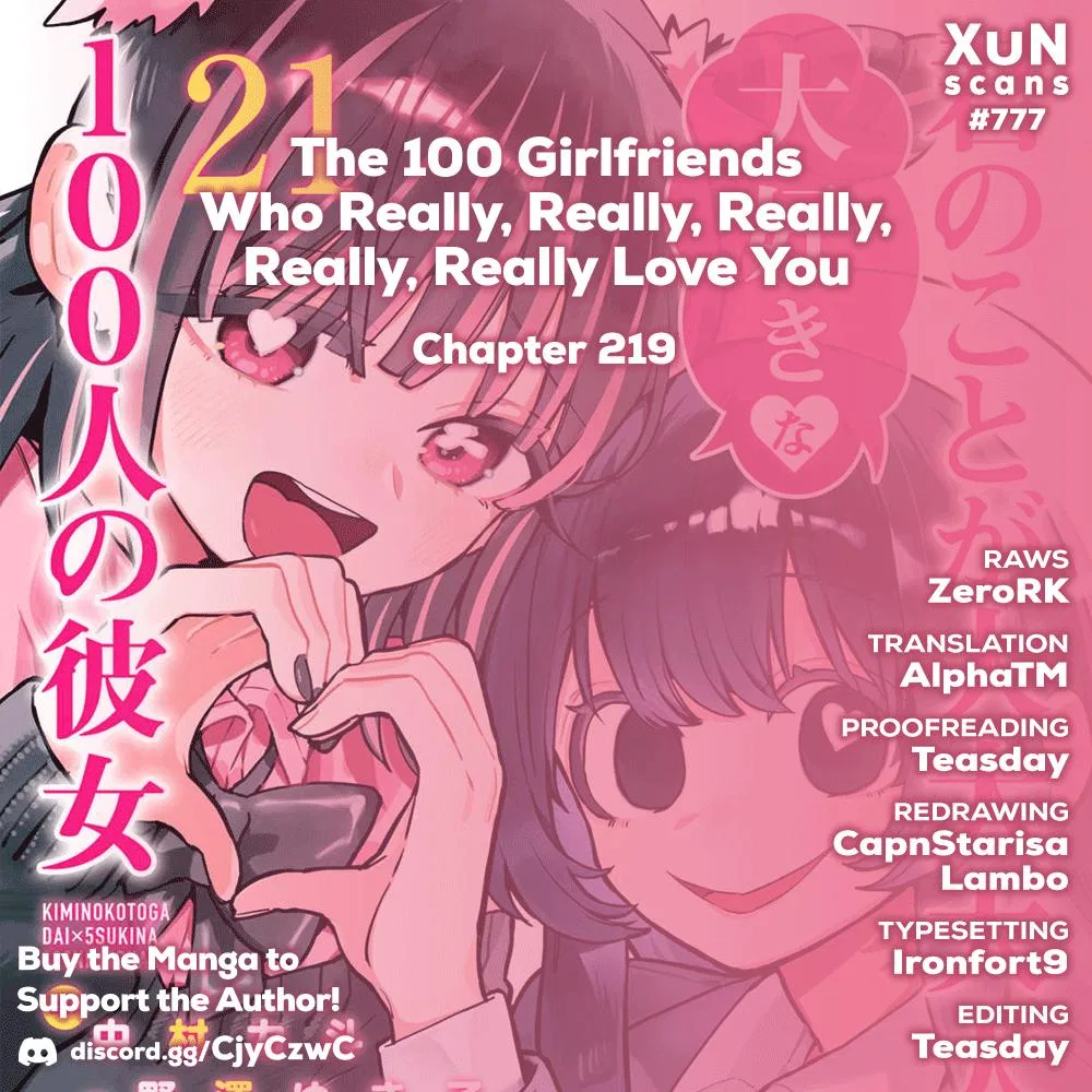 Anime – The 100 Girlfriends Who Really, Really, Really, Really, Really Love You Chapter 219 – Page 1