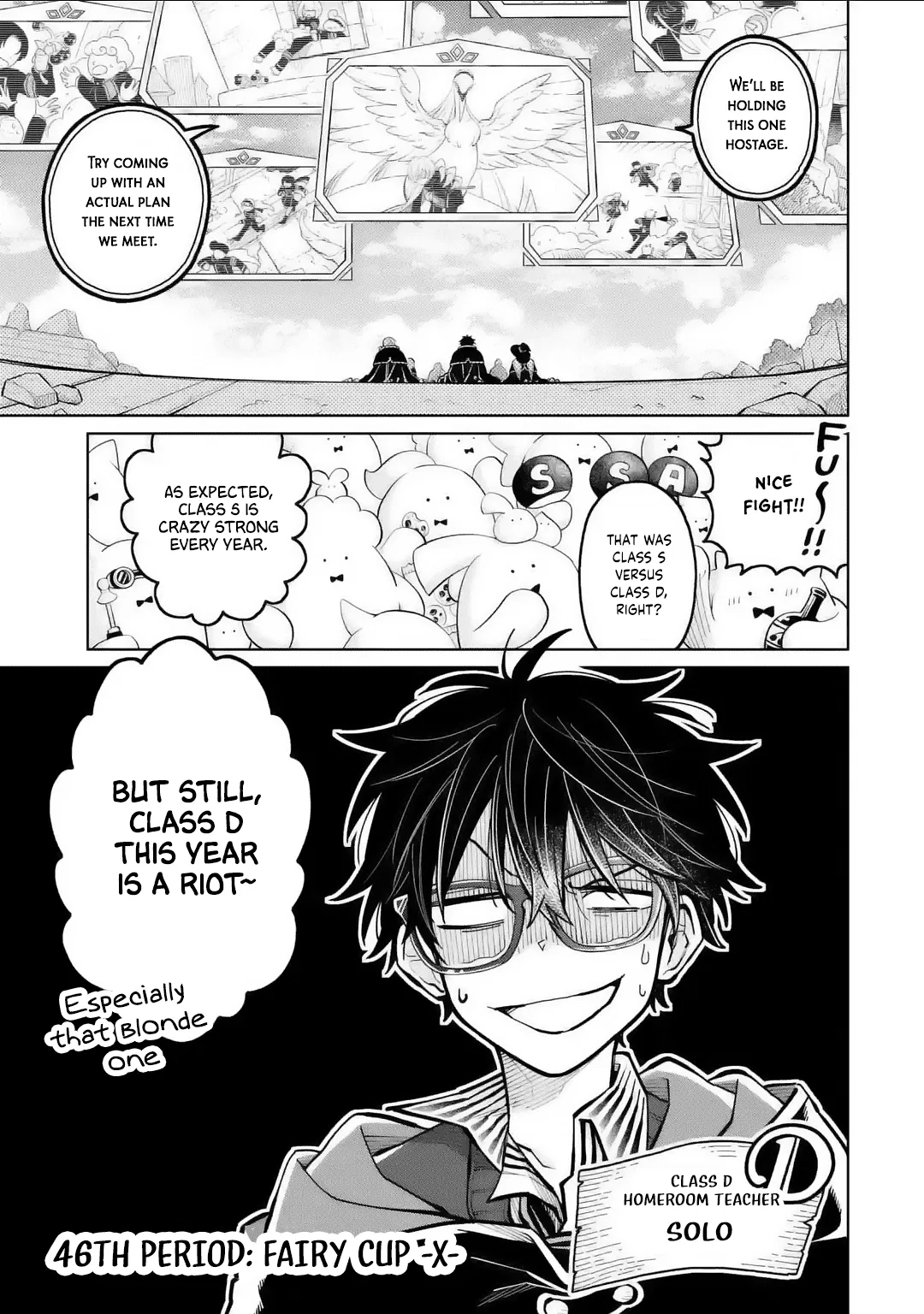 Sensei! Boku-tachi ga Sekai wo Horoboshimasu. Chapter 46 – Page 1