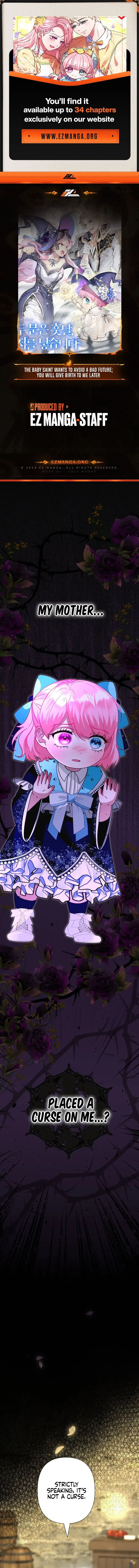 The Baby Saint wants to avoid a bad future; you will give birth to me later Chapter 25 – Page 1