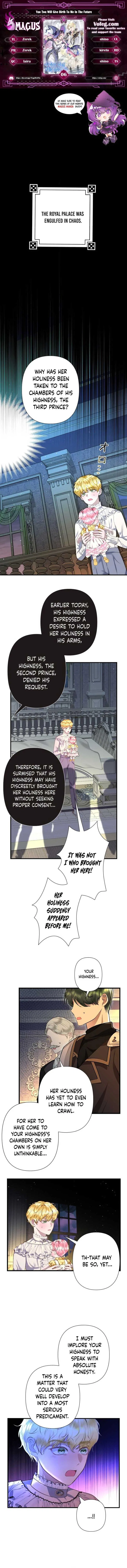 The Baby Saint wants to avoid a bad future; you will give birth to me later Chapter 6 – Page 1