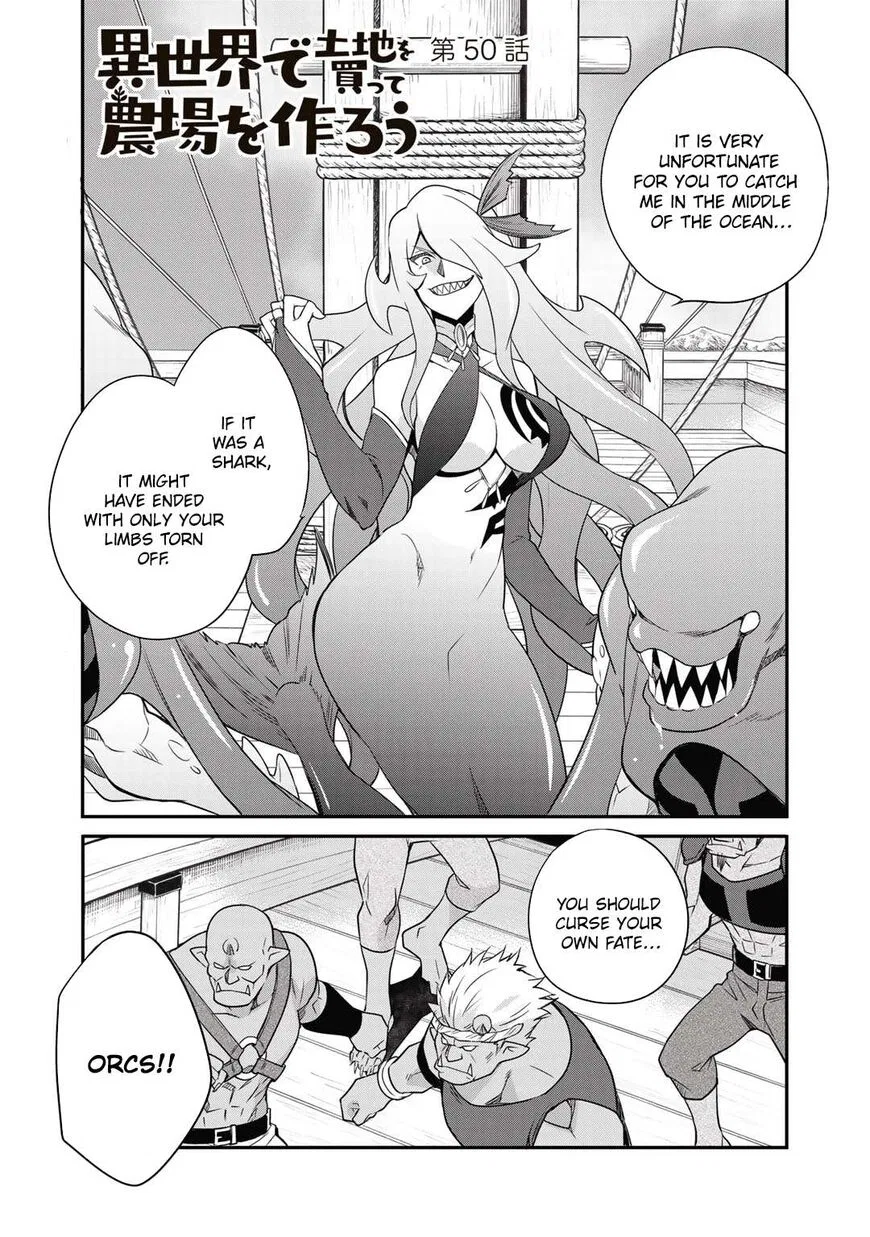 Isekai de Tochi wo Katte Noujou wo Tsukurou manga Chapter 50 – Page 1