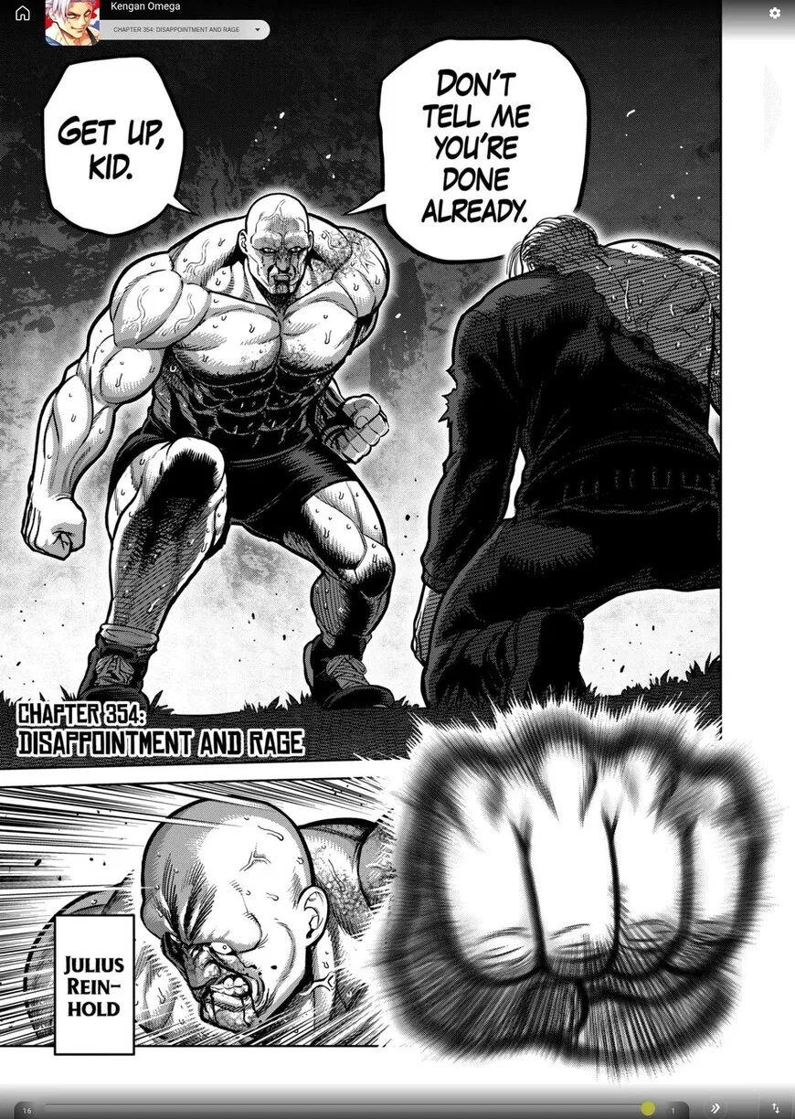Kengan Omega manga Chapter 354 – Page 1