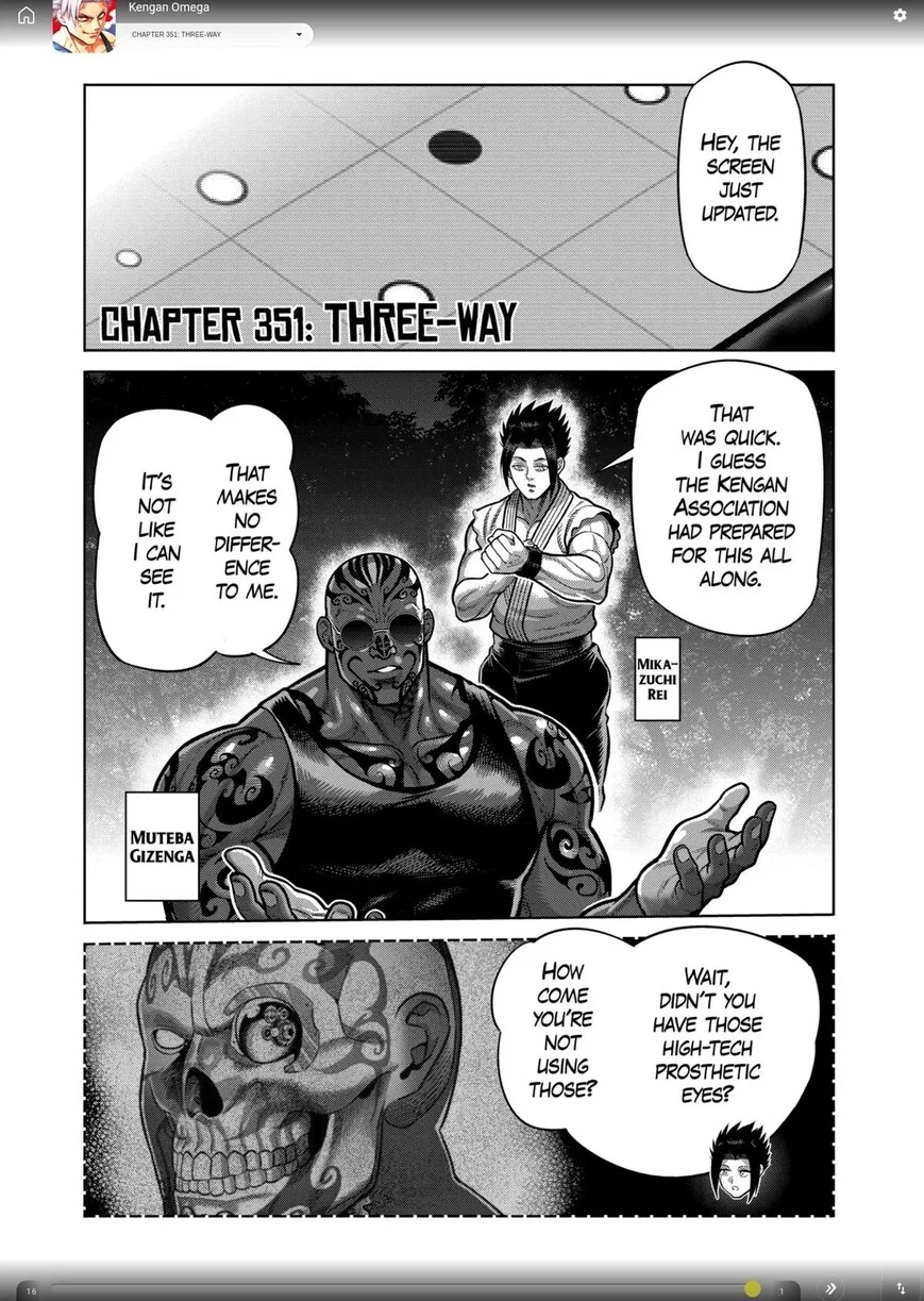 Kengan Omega manga Chapter 351 – Page 1