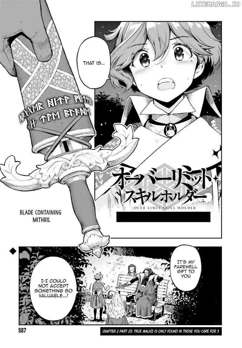 Genkaigoe no Skill wa, Tenseisha ni shika Atsukaenai: Over Limit Skill Holder manga Chapter 38 – Page 1
