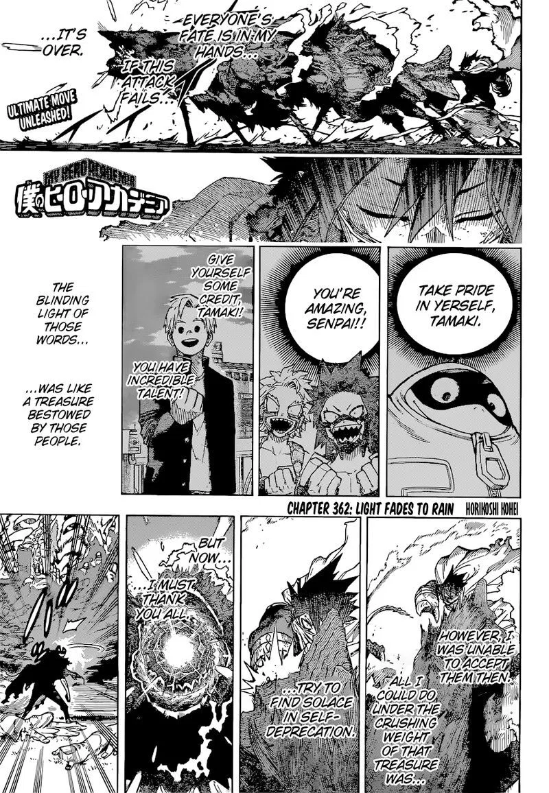 Boku no Hero Academia Manga Chapter 362 – Page 1