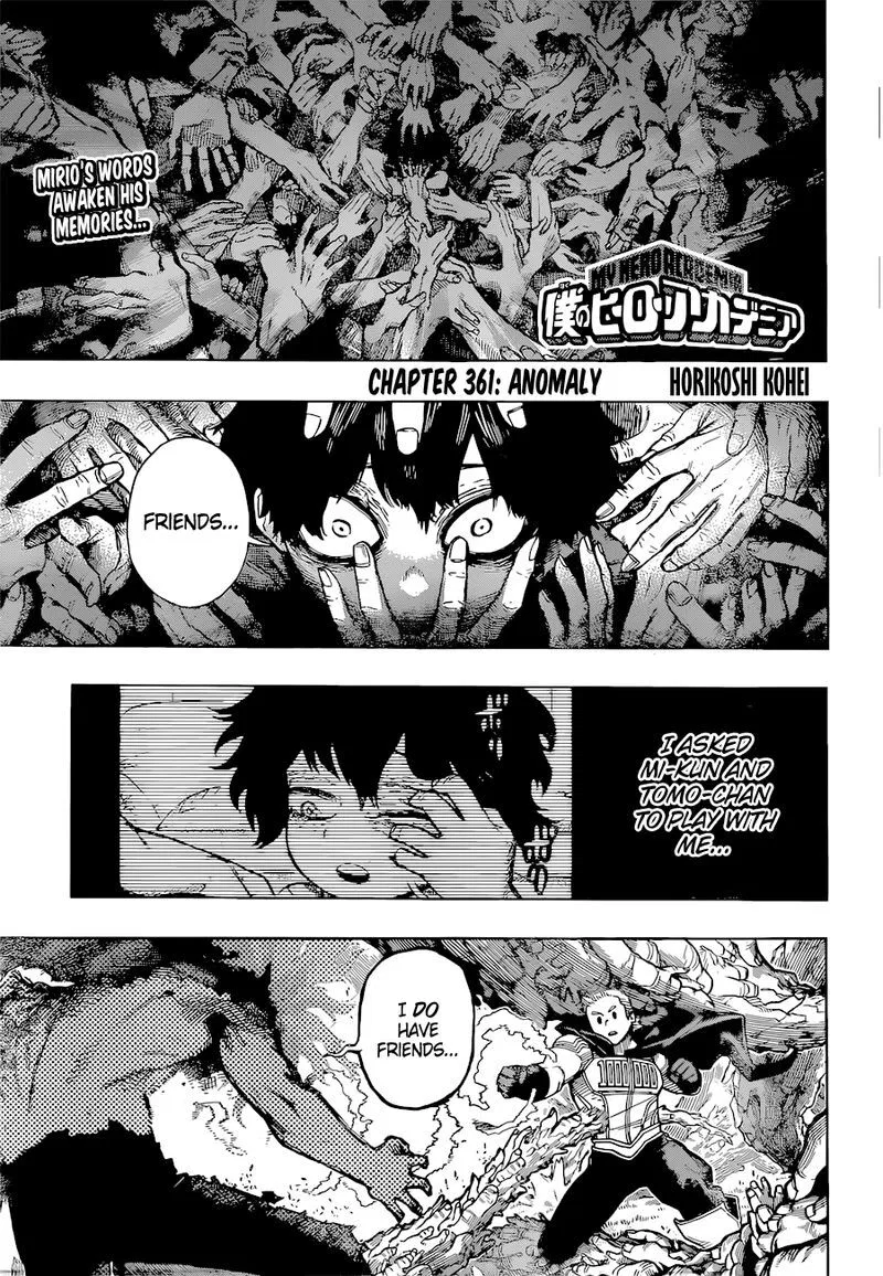 Boku no Hero Academia Manga Chapter 361 – Page 1