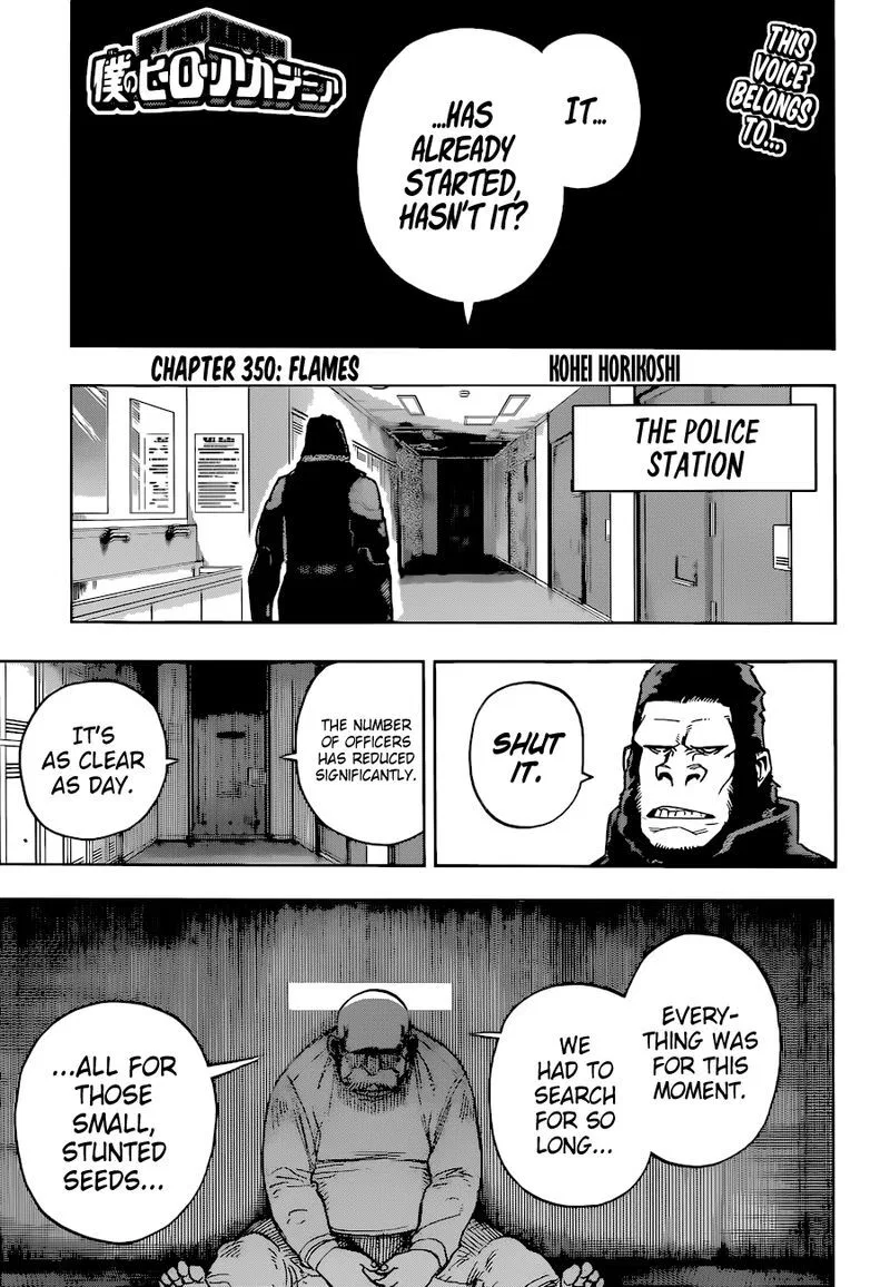 Boku no Hero Academia Manga Chapter 350 – Page 1