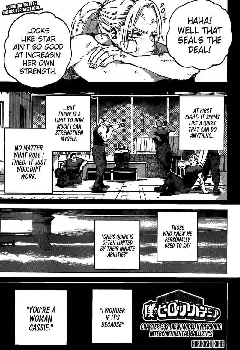 Boku no Hero Academia Manga Chapter 332 – Page 1