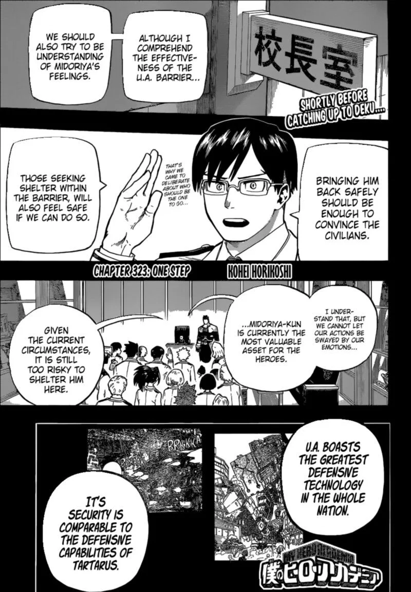 Boku no Hero Academia Manga Chapter 323 – Page 1