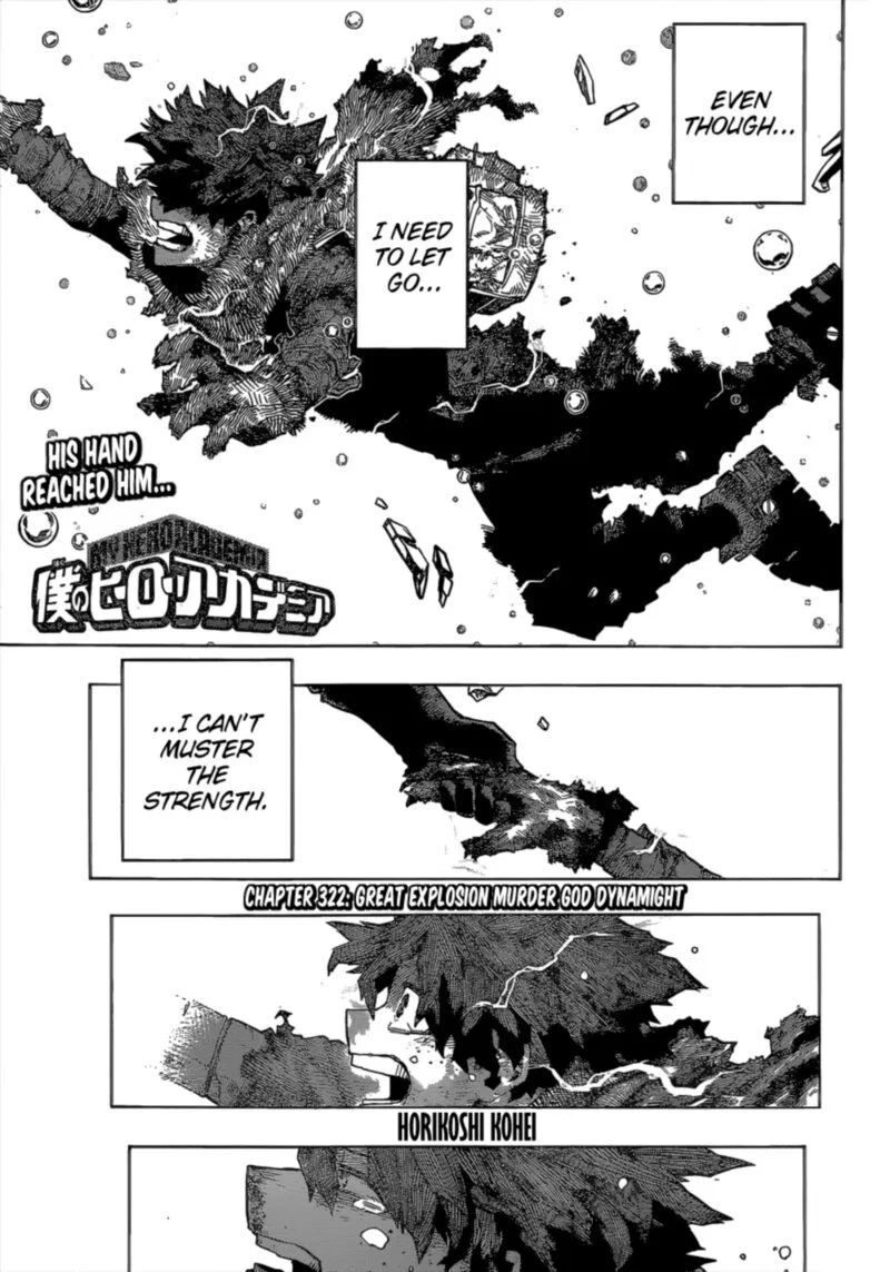 Boku no Hero Academia Manga Chapter 322 – Page 1