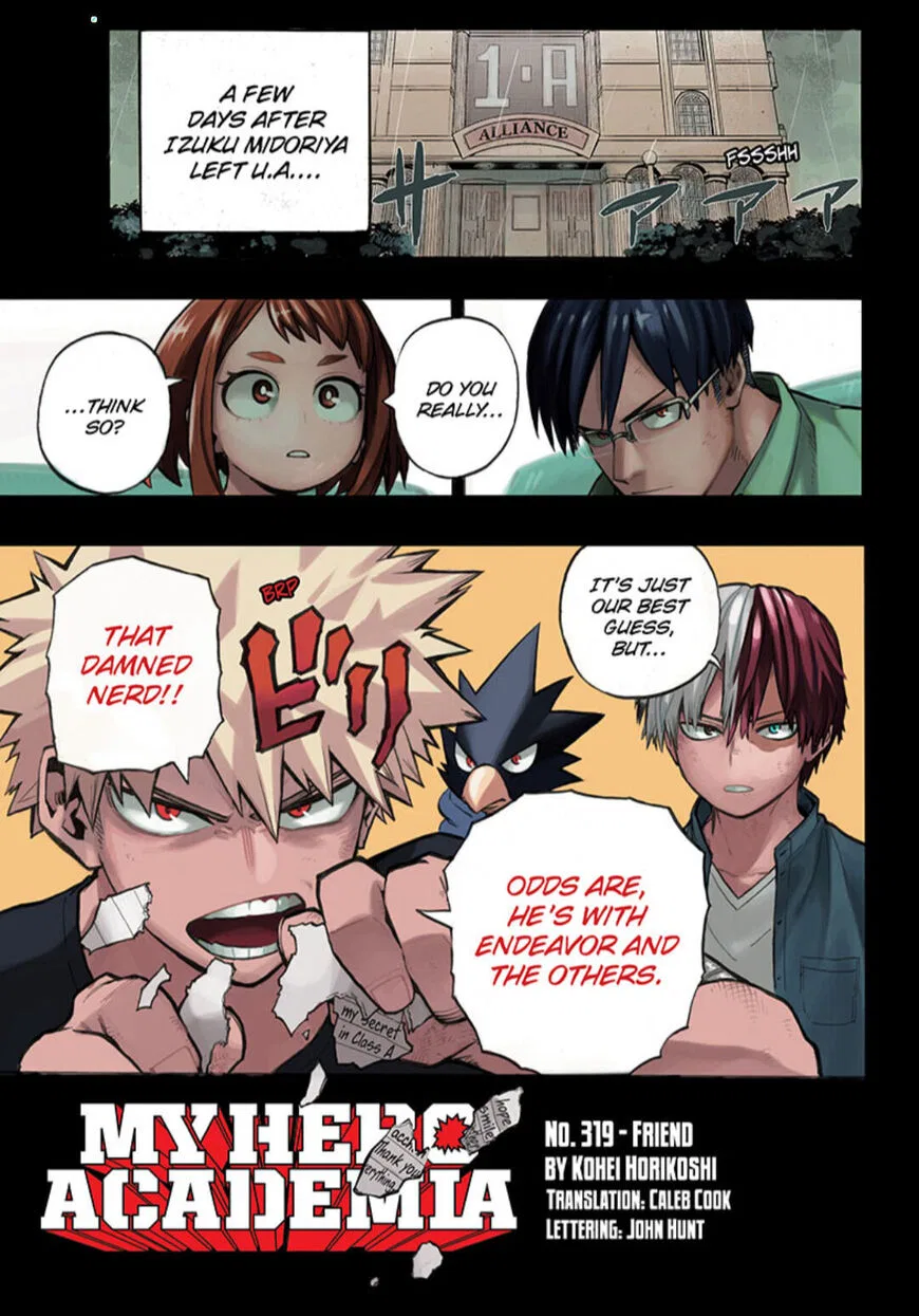 Boku no Hero Academia Manga Chapter 319 – Page 1