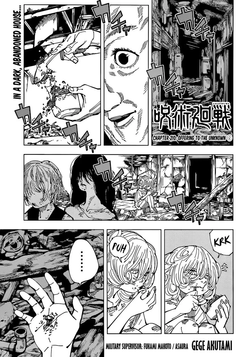 Jujutsu Kaisen Manga Chapter 210 – Page 1