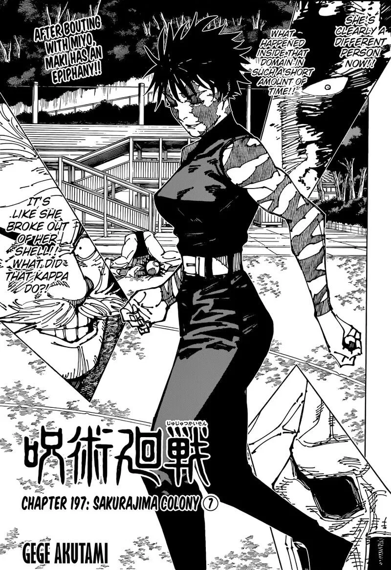 Jujutsu Kaisen Manga Chapter 197 – Page 1