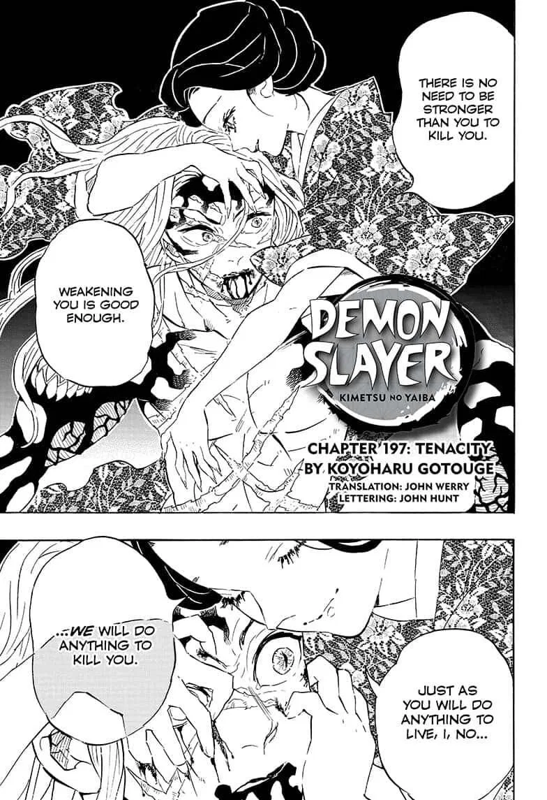 Kimetsu no Yaiba Manga Chapter 197 – Page 1