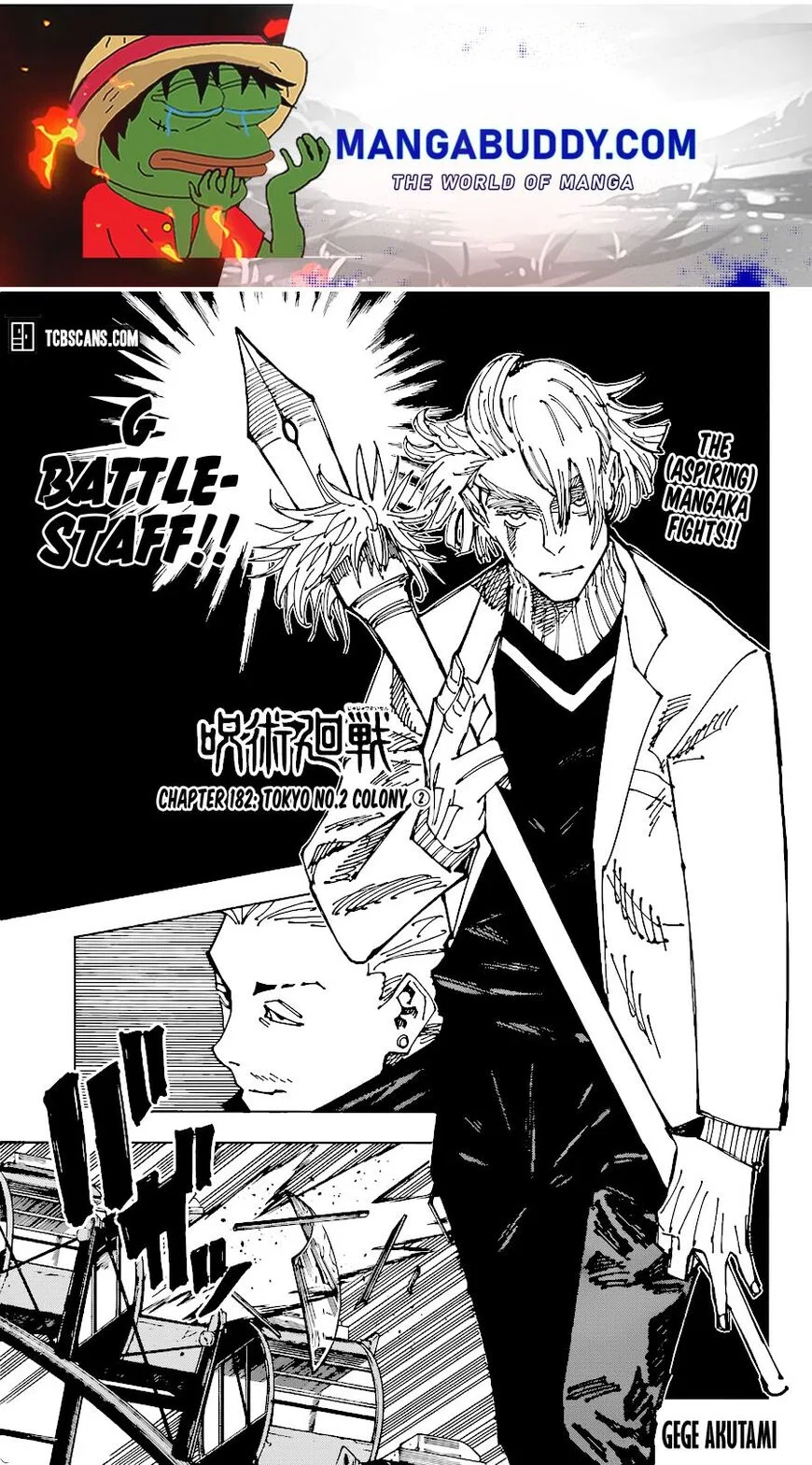 Jujutsu Kaisen Manga Chapter 182 – Page 1