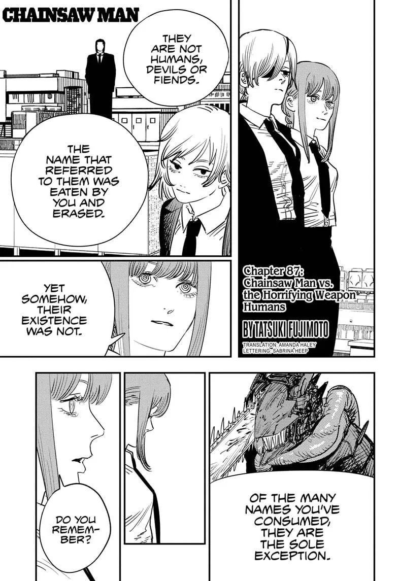 Chainsaw Man Manga Chapter 87 – Page 1