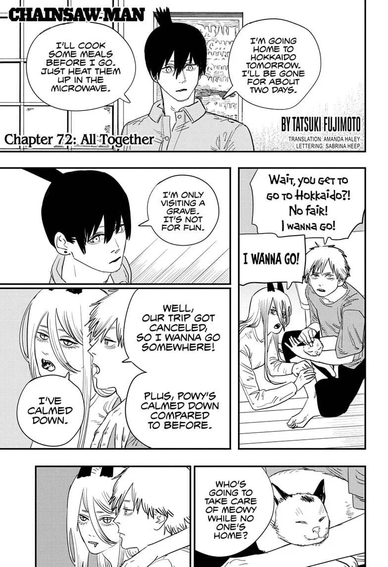 Chainsaw Man Manga Chapter 72 – Page 1