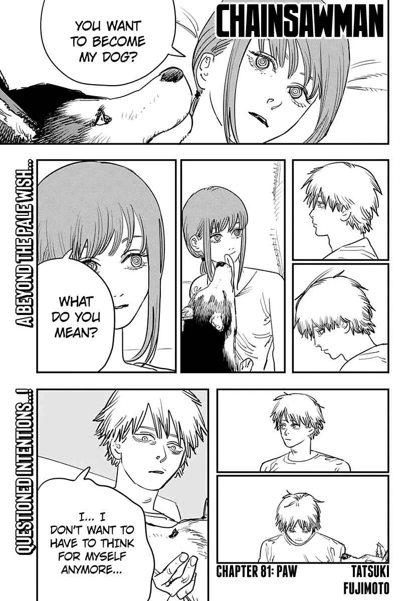 Chainsaw Man Chainsaw Man Chapter 81 – Page 1