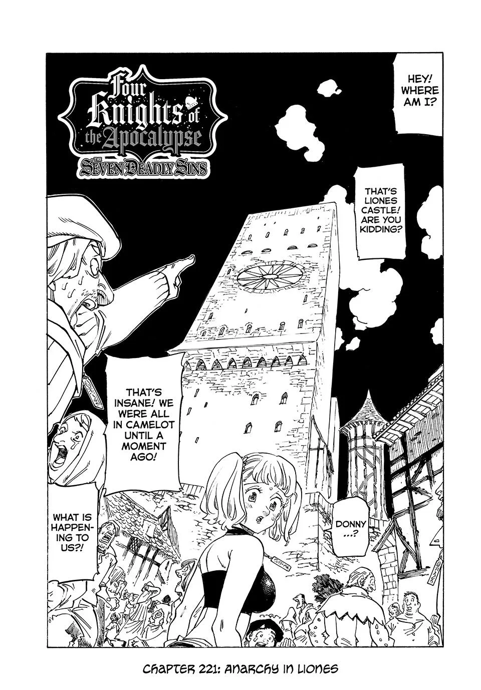 The Seven Deadly Sins - Four Knights of the Apocalypse Chapter 221 – Page 1