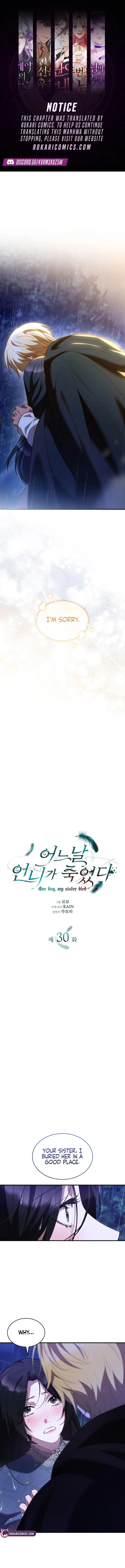 One Day My Sister Died Chapter 30 – Page 1