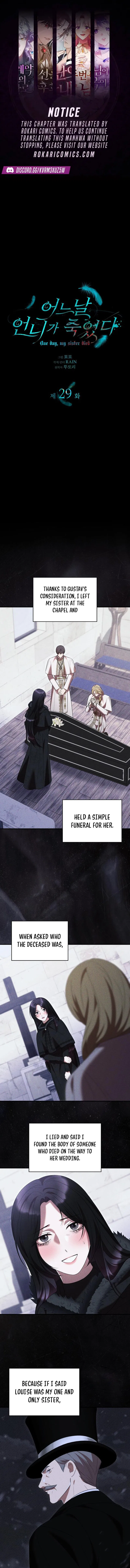 One Day My Sister Died Chapter 29 – Page 1
