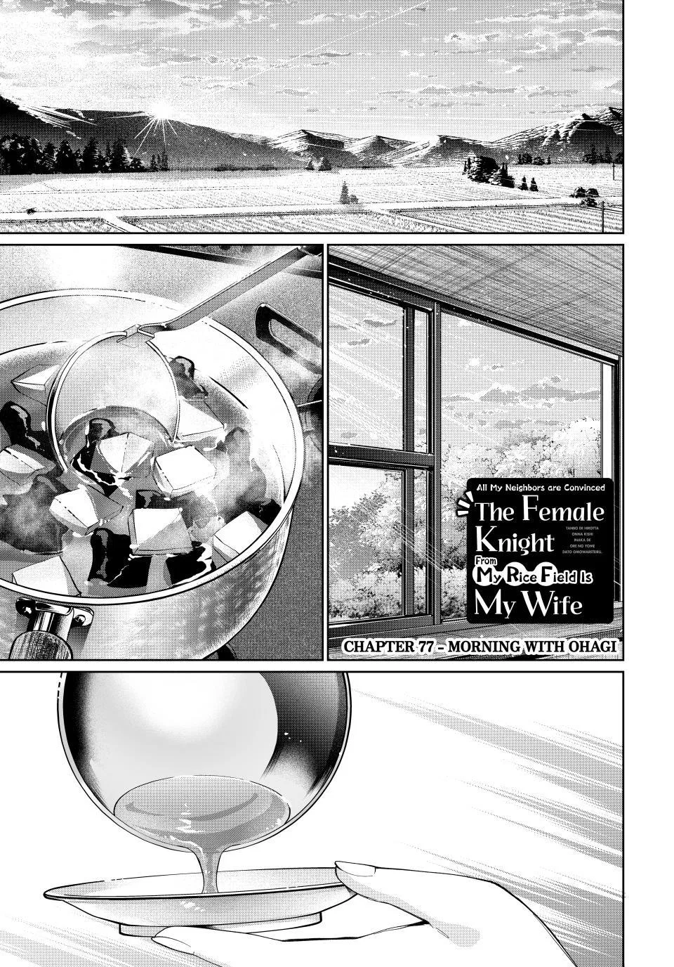 Tanbo de Hirotta Onna Kishi, Inaka de Ore no Yome da to Omowareteiru Chapter 77 – Page 1