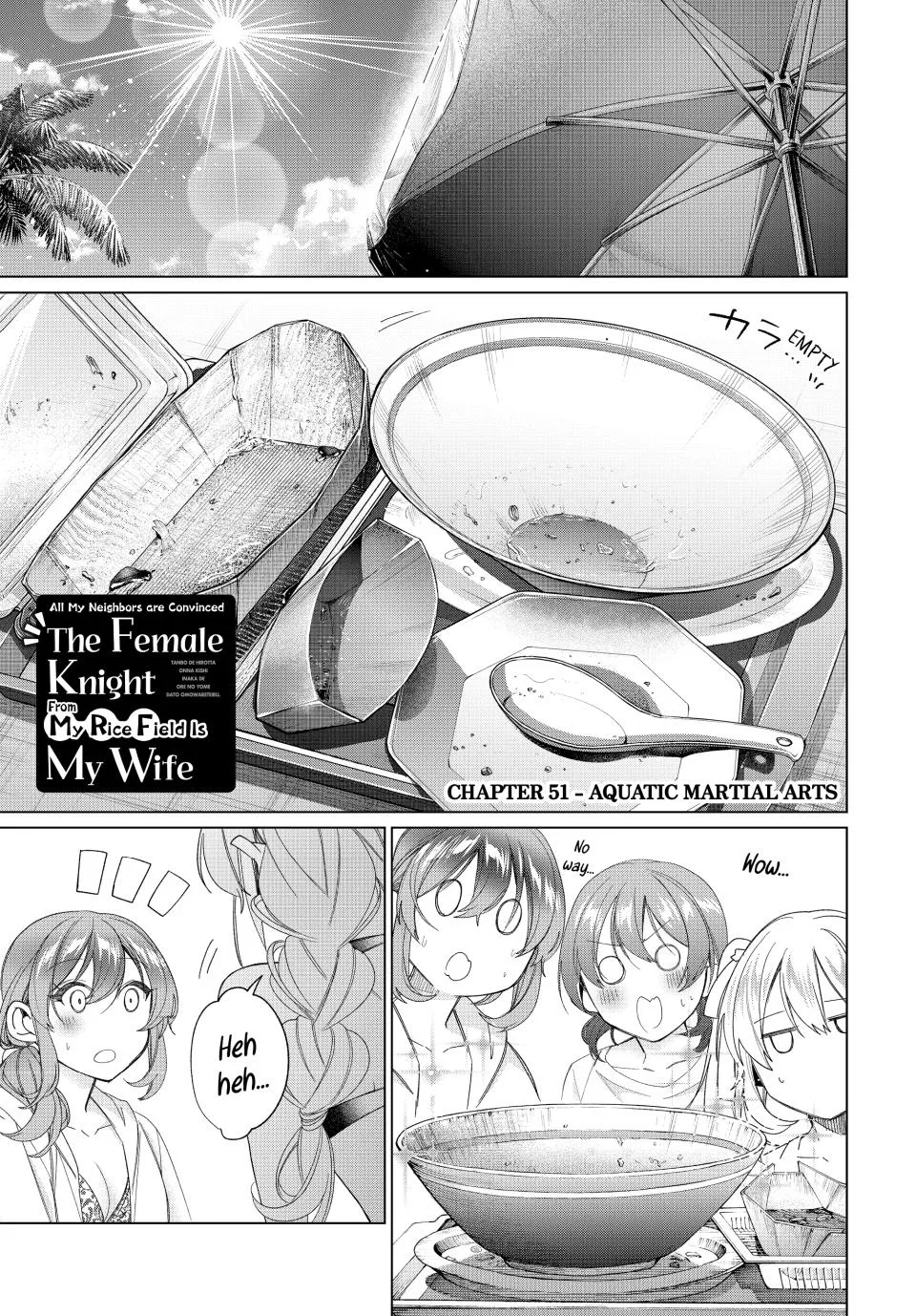 Tanbo de Hirotta Onna Kishi, Inaka de Ore no Yome da to Omowareteiru Chapter 51 – Page 1