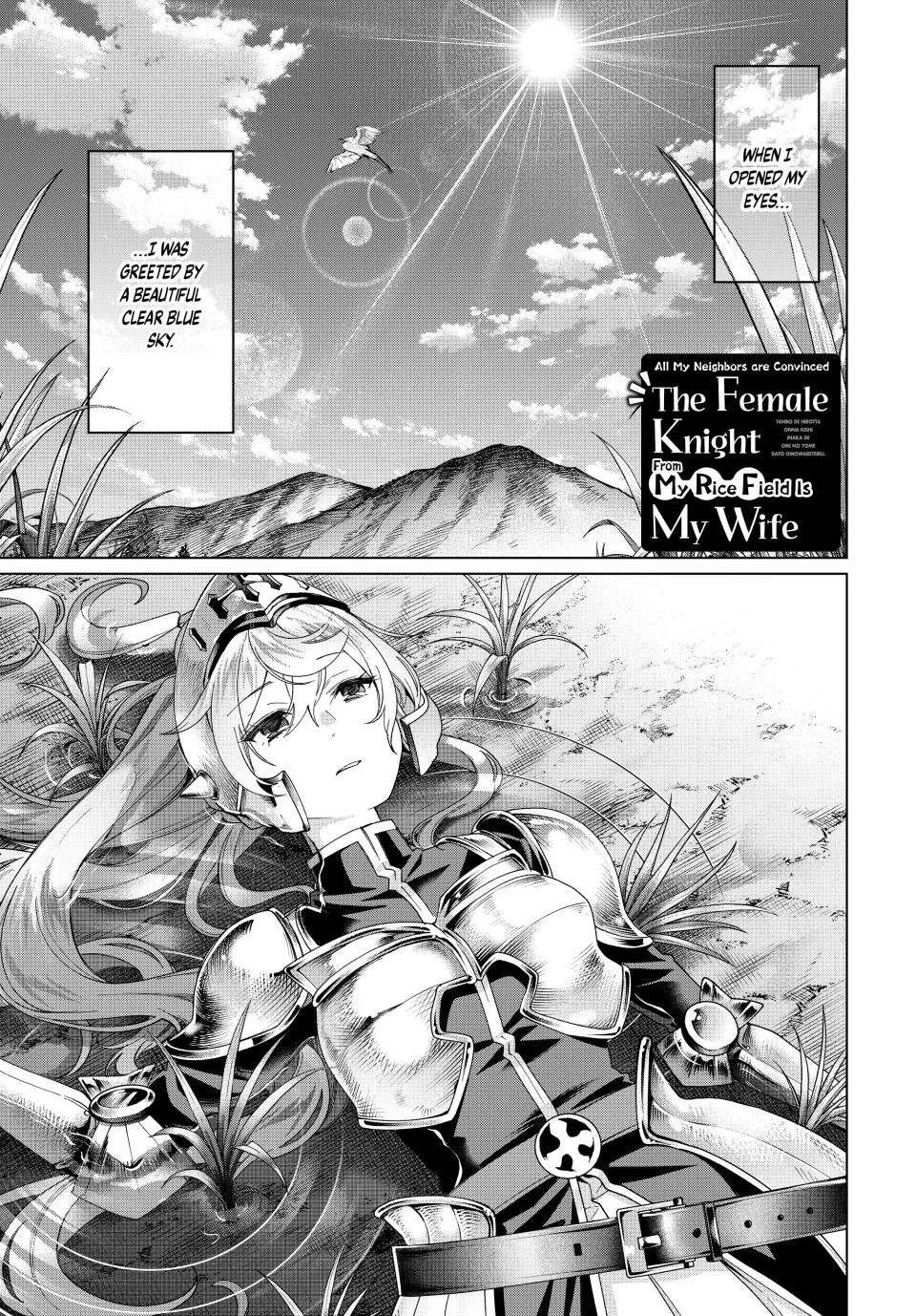 Tanbo de Hirotta Onna Kishi, Inaka de Ore no Yome da to Omowareteiru Chapter 40 – Page 1