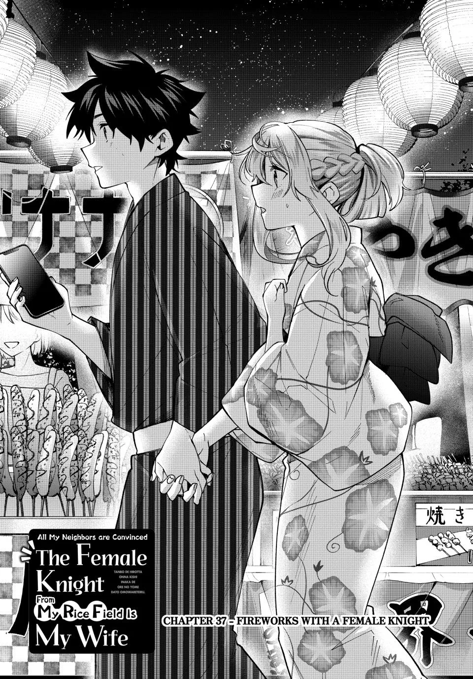 Tanbo de Hirotta Onna Kishi, Inaka de Ore no Yome da to Omowareteiru Chapter 37 – Page 1