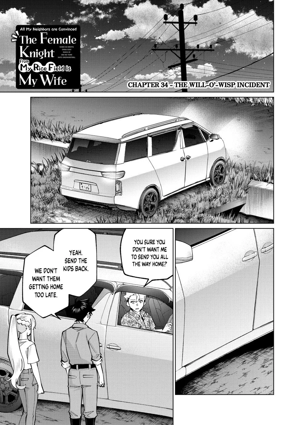 Tanbo de Hirotta Onna Kishi, Inaka de Ore no Yome da to Omowareteiru Chapter 34 – Page 1